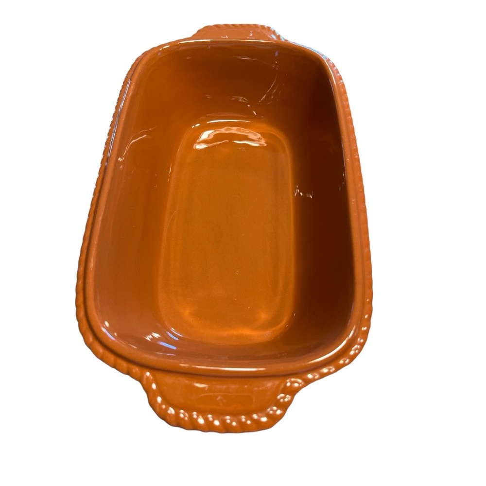 Fox Run Craftsmen TerraCotta Baking Dish – 13.5” x 8” – Glazed Interior